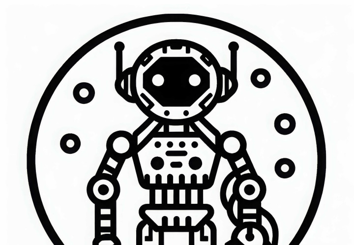 Futuristischer Roboter Ausmalbild Einfach Gratis Futuristischer Roboter Ausmalbild Einfach Gratis