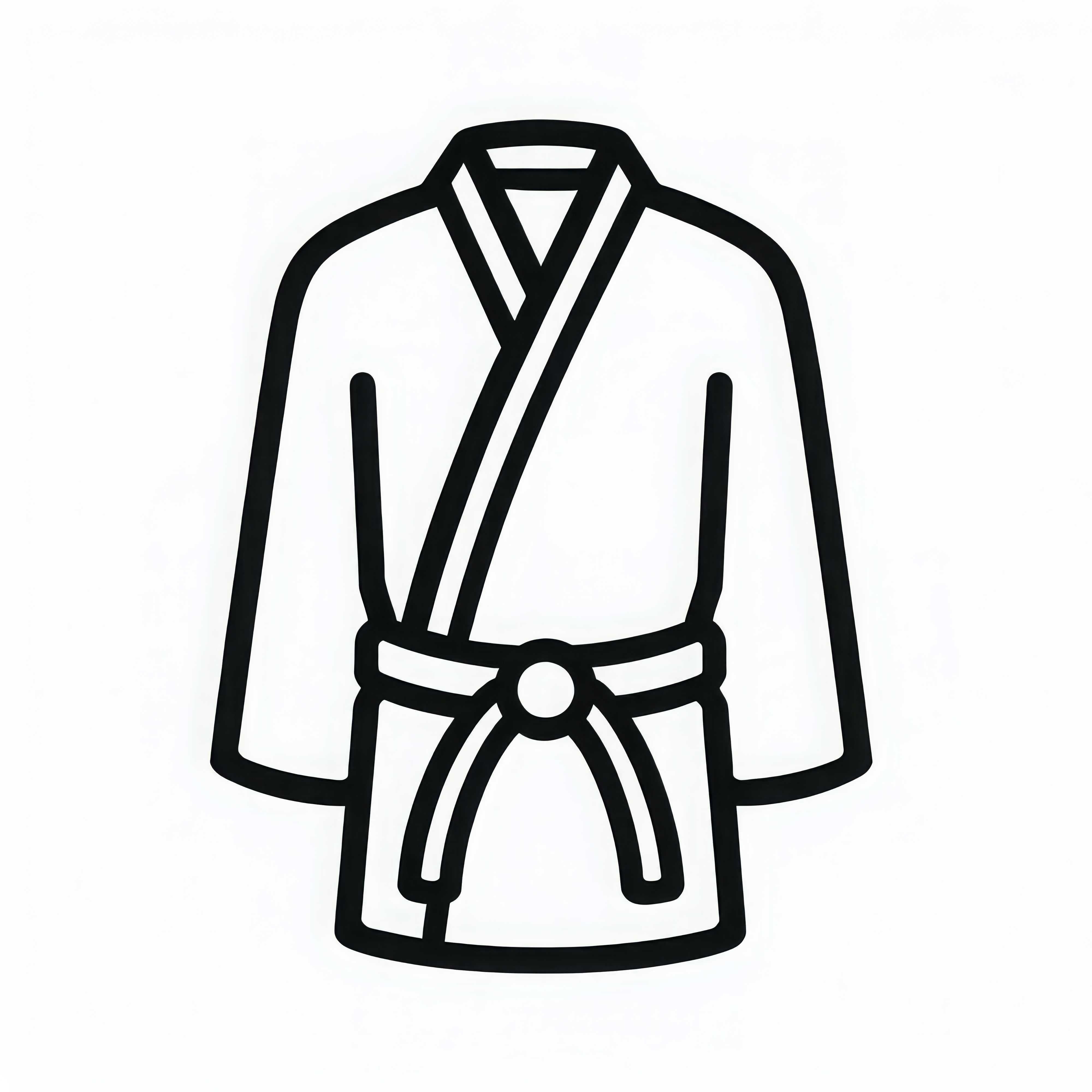 Karate Trainingsanzug Ausmalbild Einfach Gratis