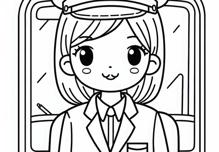 Barvano risanje avtobusne voznice brezplačno