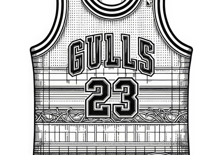 Basketballtrikot Ausmalbild Detailreich Kostenlos Basketballtrikot Ausmalbild Detailreich Kostenlos