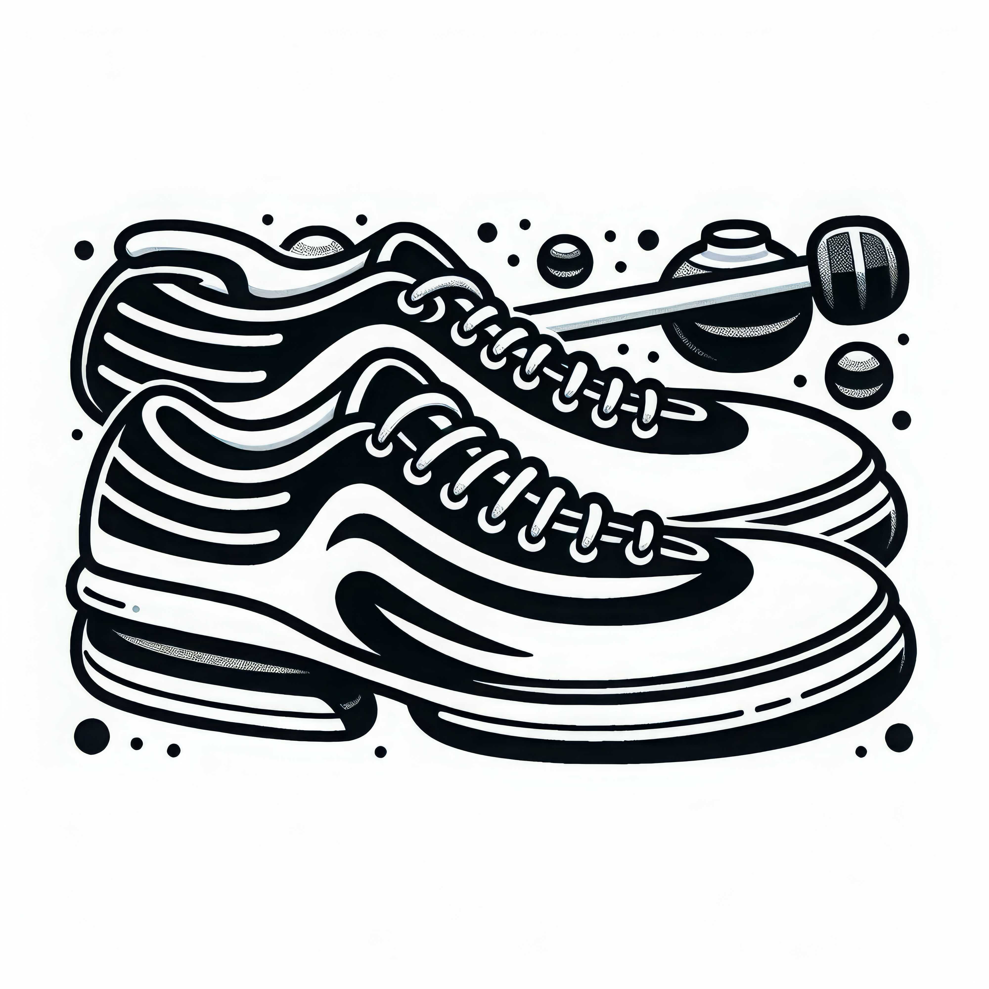 Curling-Schuhe mit Gleitsohle Malvorlage kostenlos