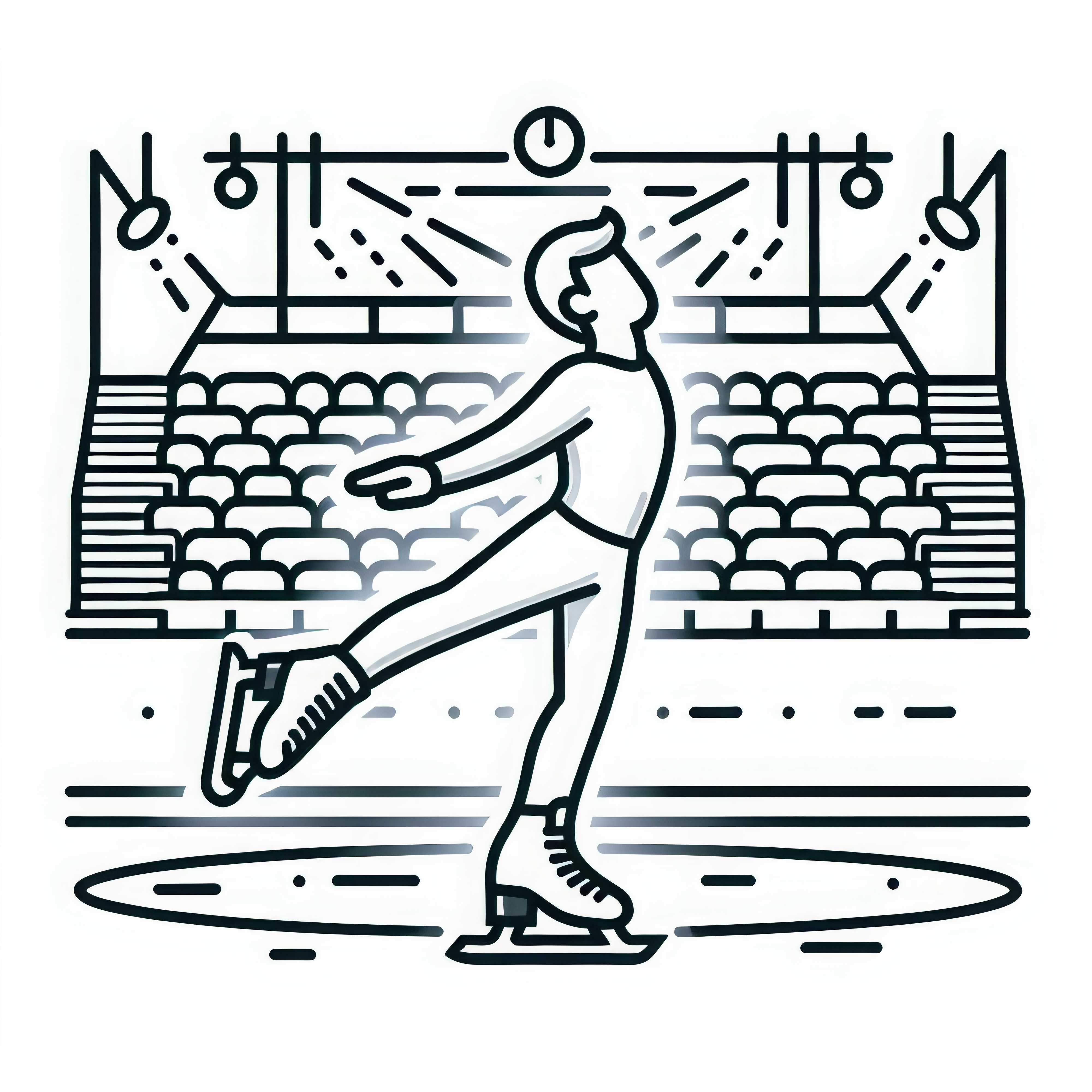 Eishallens målarbild Enkelt Gratis Ishockeyhall Målarbild Enkelt Gratis