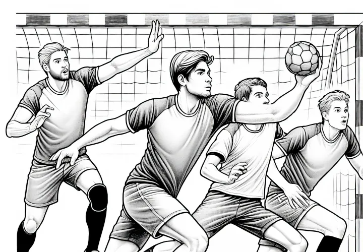 Rankinio žaidėjo spalvinimo puslapis – aukštos kokybės ir nemokamai