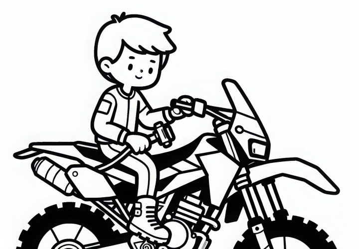 Mechaniker arbeitet an Motorrad während eines Motorradsport-Rennens – Malvorlage Gratis Mechaniker arbeitet an Motorrad während eines Motorradsport-Rennens – Malvorlage Gratis