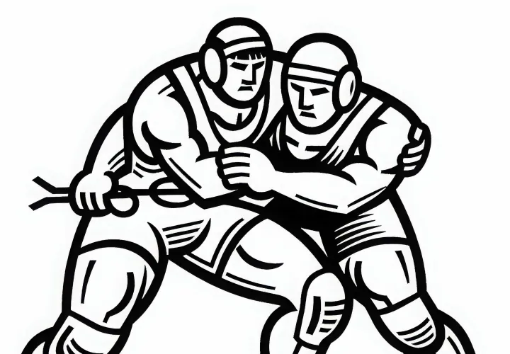 Ringer Coloring Page Simple Free