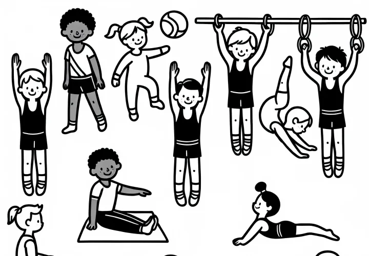 Turner at Sports – Free Simple Coloring Page