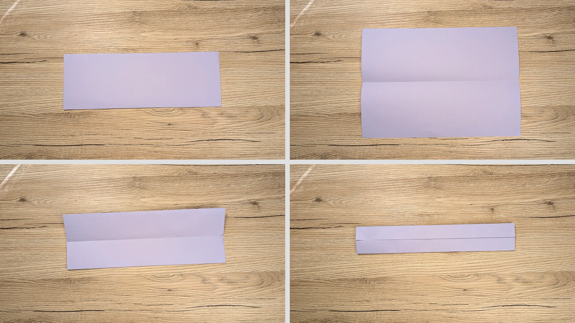 p90-maschinenpistole-aus-papier-bauen-schritt-4.jpg P90 Maschinenpistole aus Papier bauen Schritt 4: Papier mehrfach zur Mitte falten für stabilen Streifen