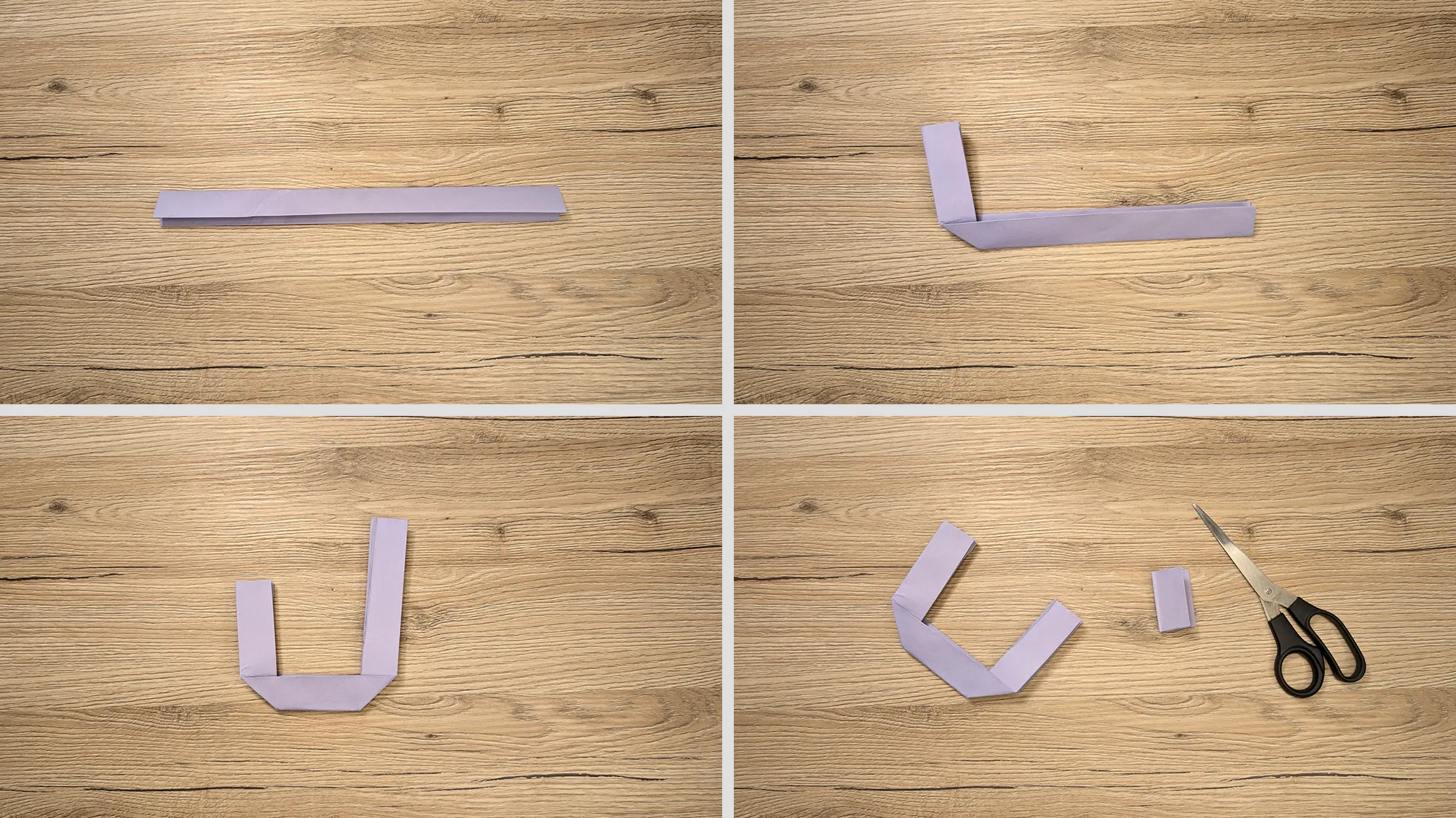 p90-maschinenpistole-aus-papier-bauen-schritt-5.jpg P90 Maschinenpistole aus Papier bauen Schritt 5: Papierstreifen zu U-Form falten