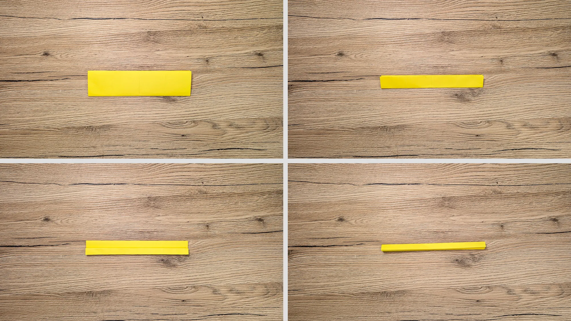 unendliches-papier-rad-basteln-schritt-4.jpg Unendliches Papier-Rad Schritt 4: Papierstreifen mehrfach falten bis ein schmaler, fester Streifen entsteht