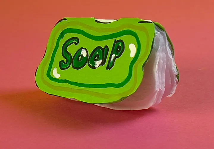 DIY Mini-Papierseife basteln: mit Foto- und Video-Anleitung für Kinder