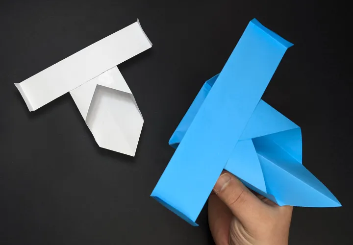 Turbo-Papierflieger basteln: Schnell & einfach mit Anleitung