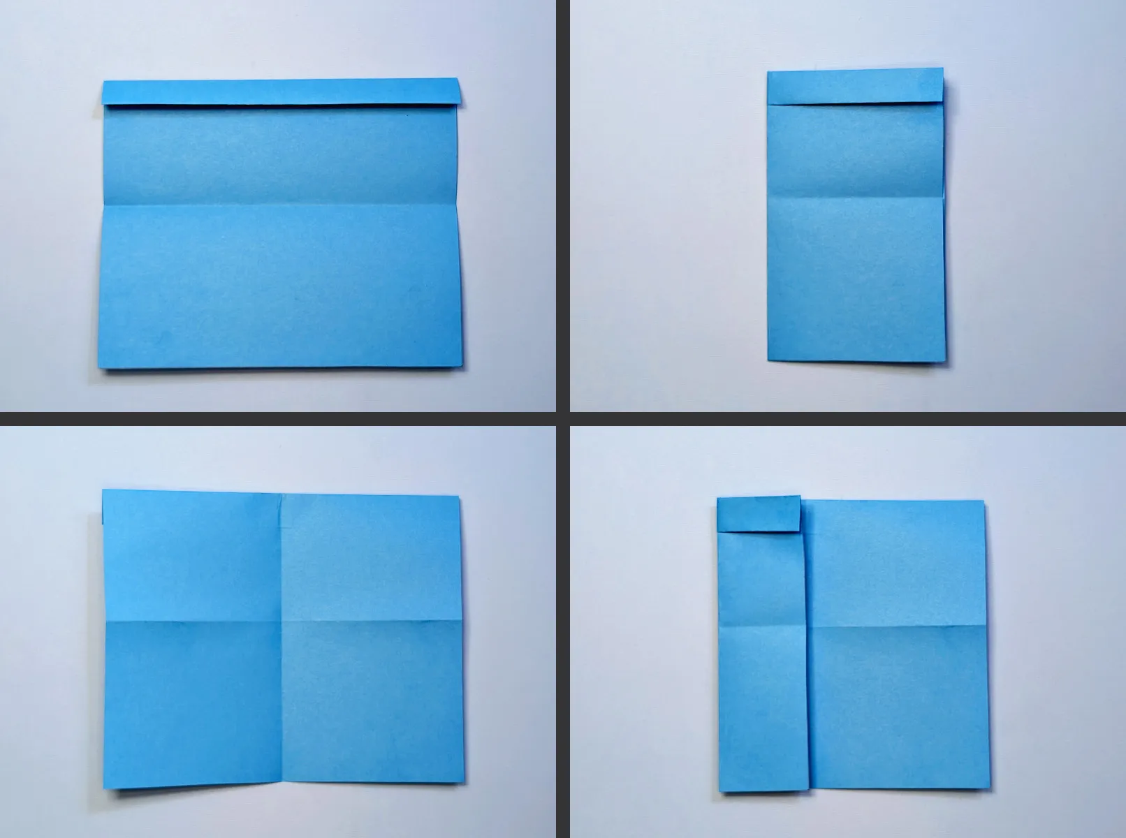 Kaus kaki Natal origami: Petunjuk langkah demi langkah dengan foto. Gambar 2