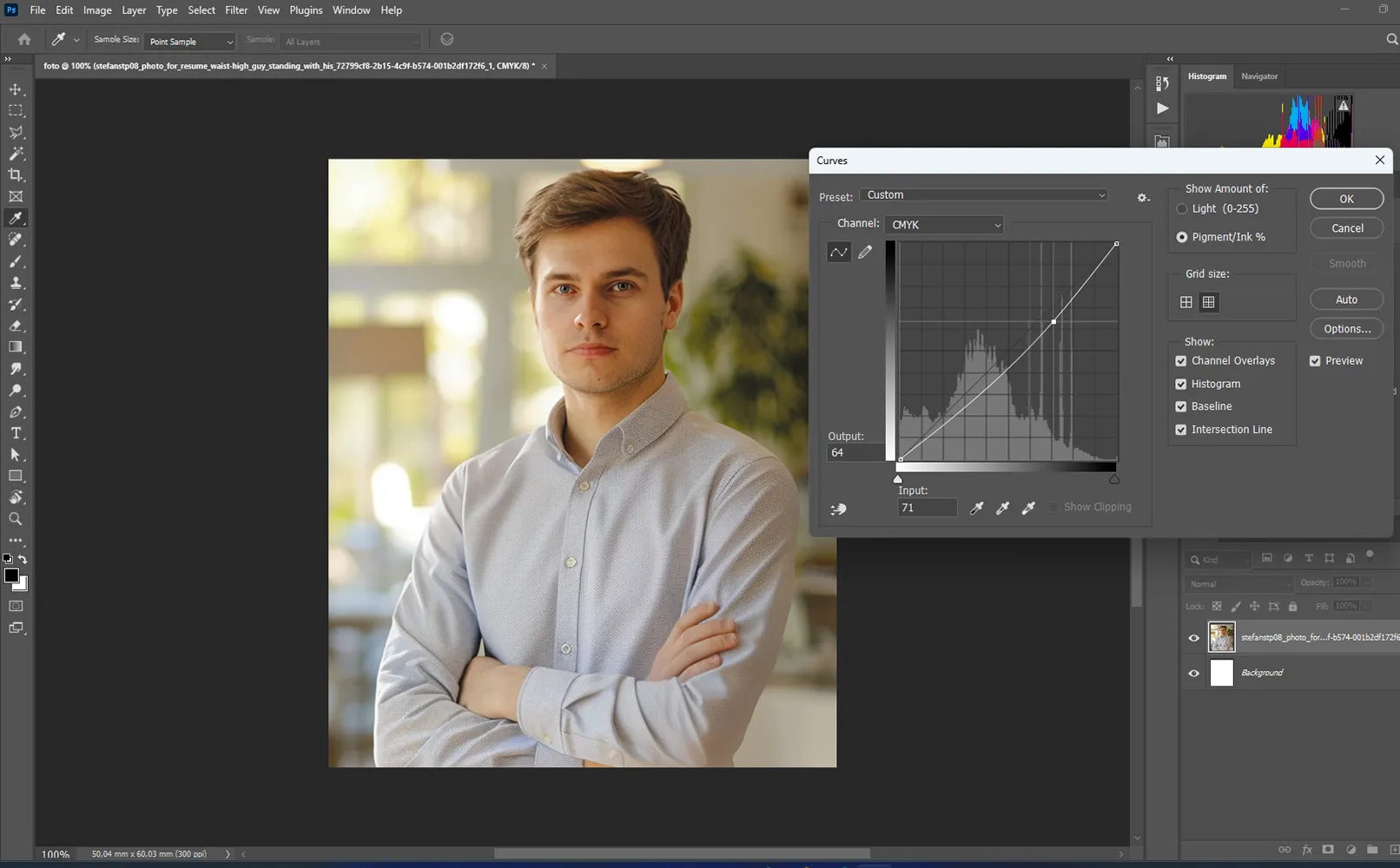 Žiadosť bez fotografie.
