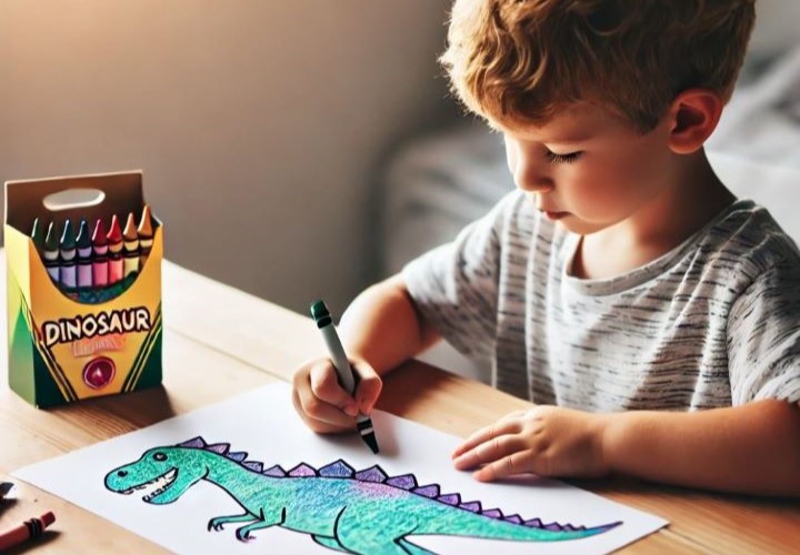 Dinosaurbilder å fargelegge (gratis)