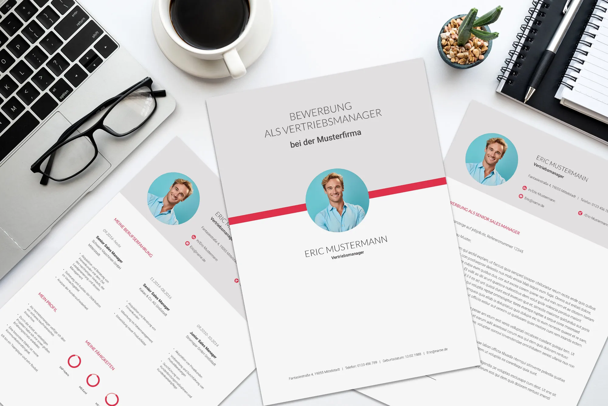 Application as an analyst: Download cover letter and CV template