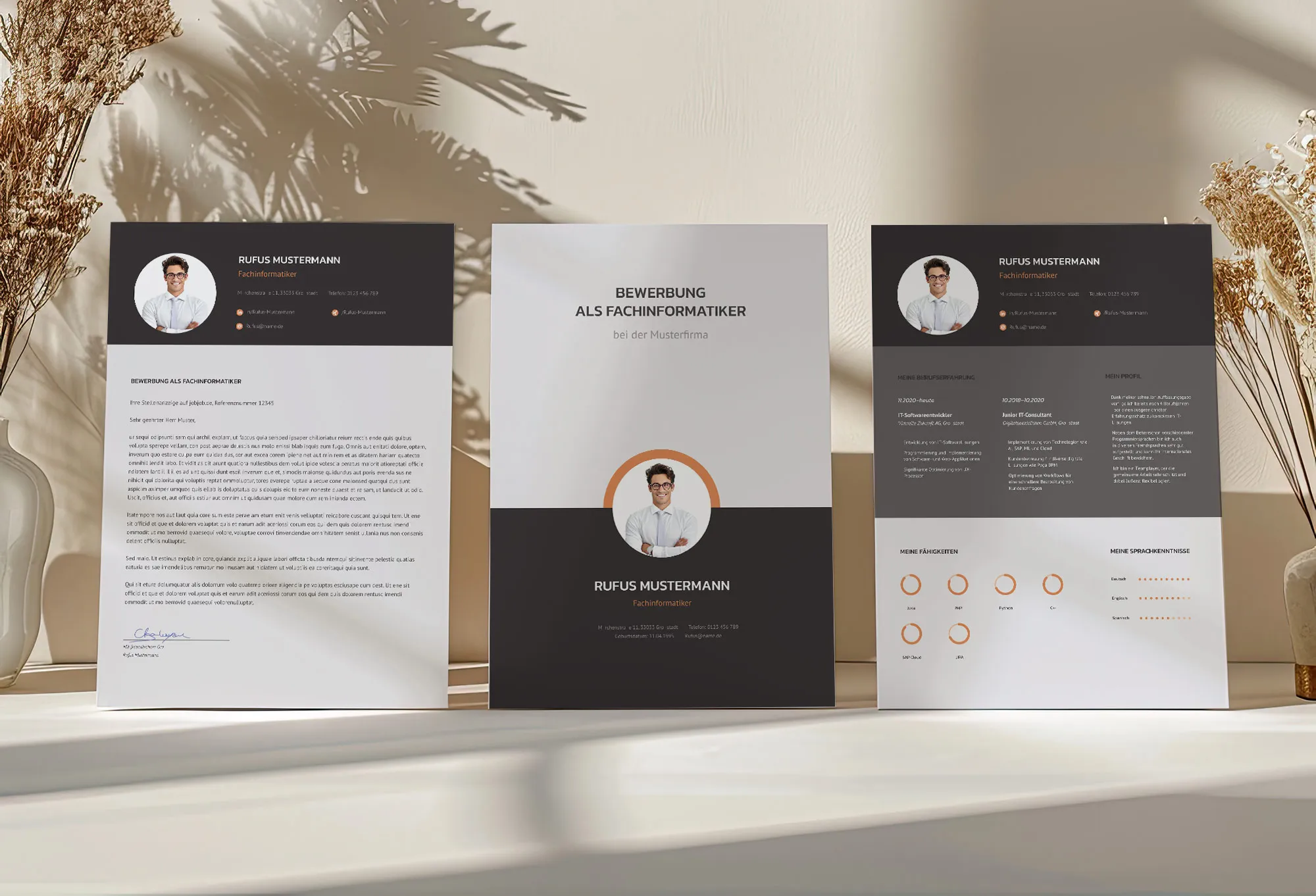 Application as an anesthesiologist: Download cover letter and CV template