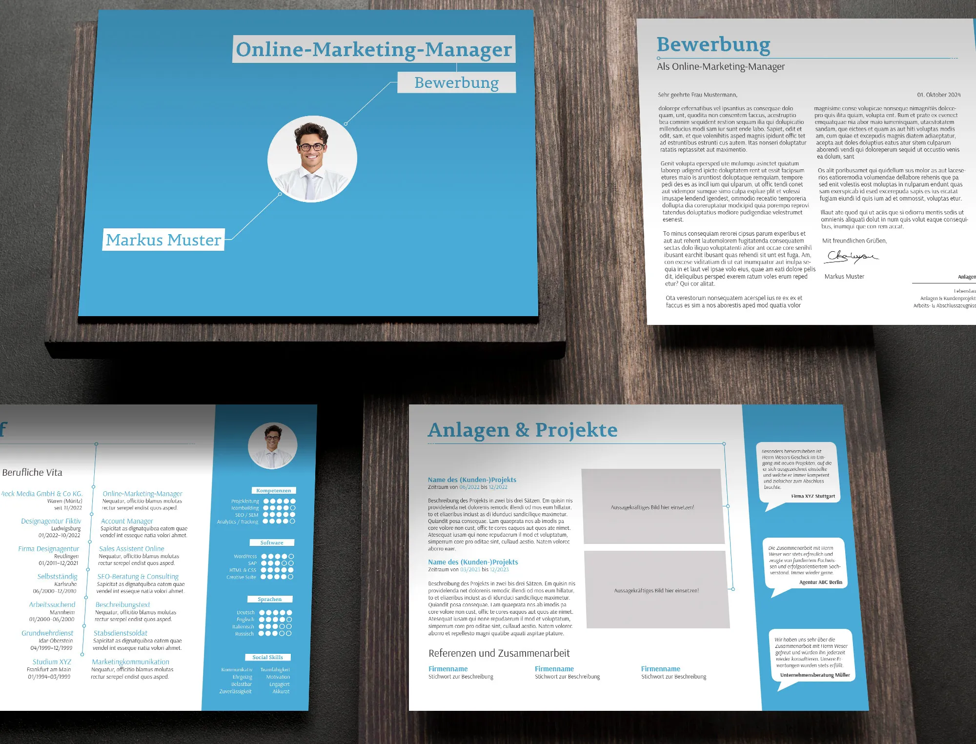 Application as an animator: Download cover letter and CV template