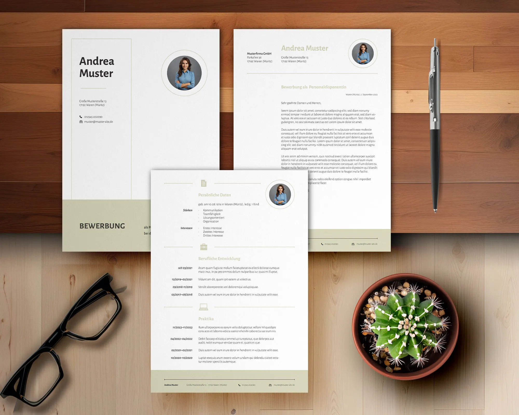 Application as an animator: template for cover letter and CV