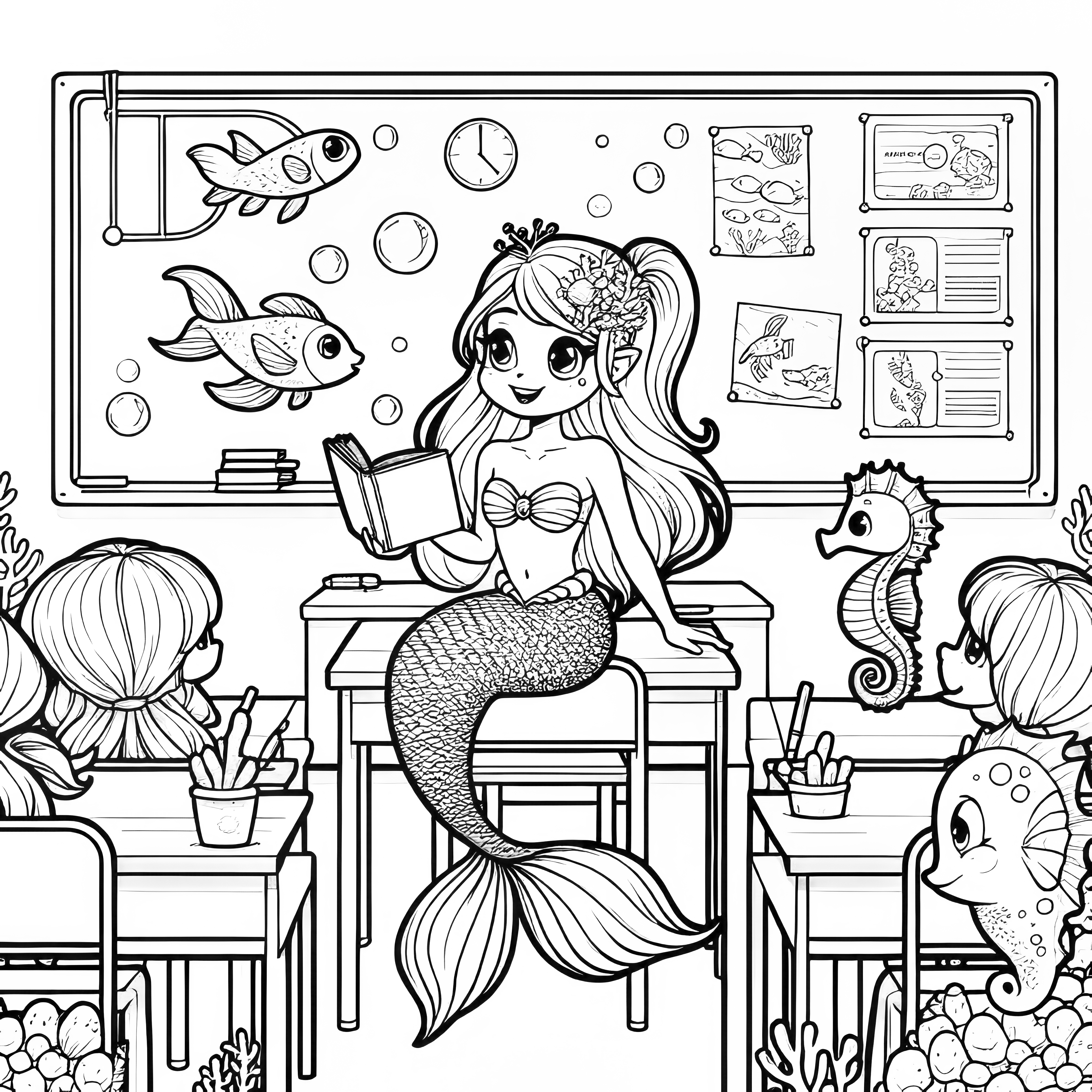 小学校教師としてのマーメイド