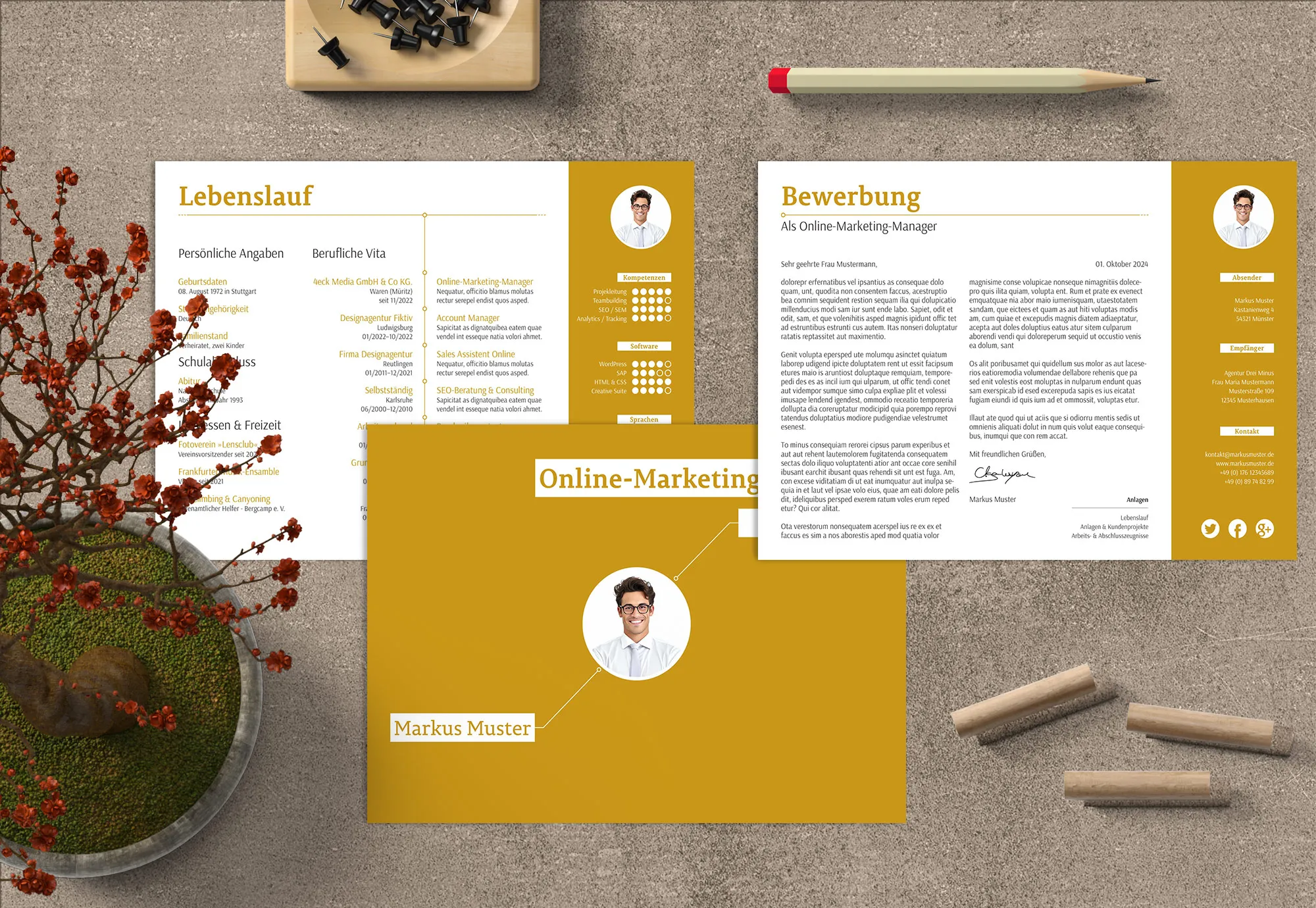 Application as an application technician: sample CV and cover letter