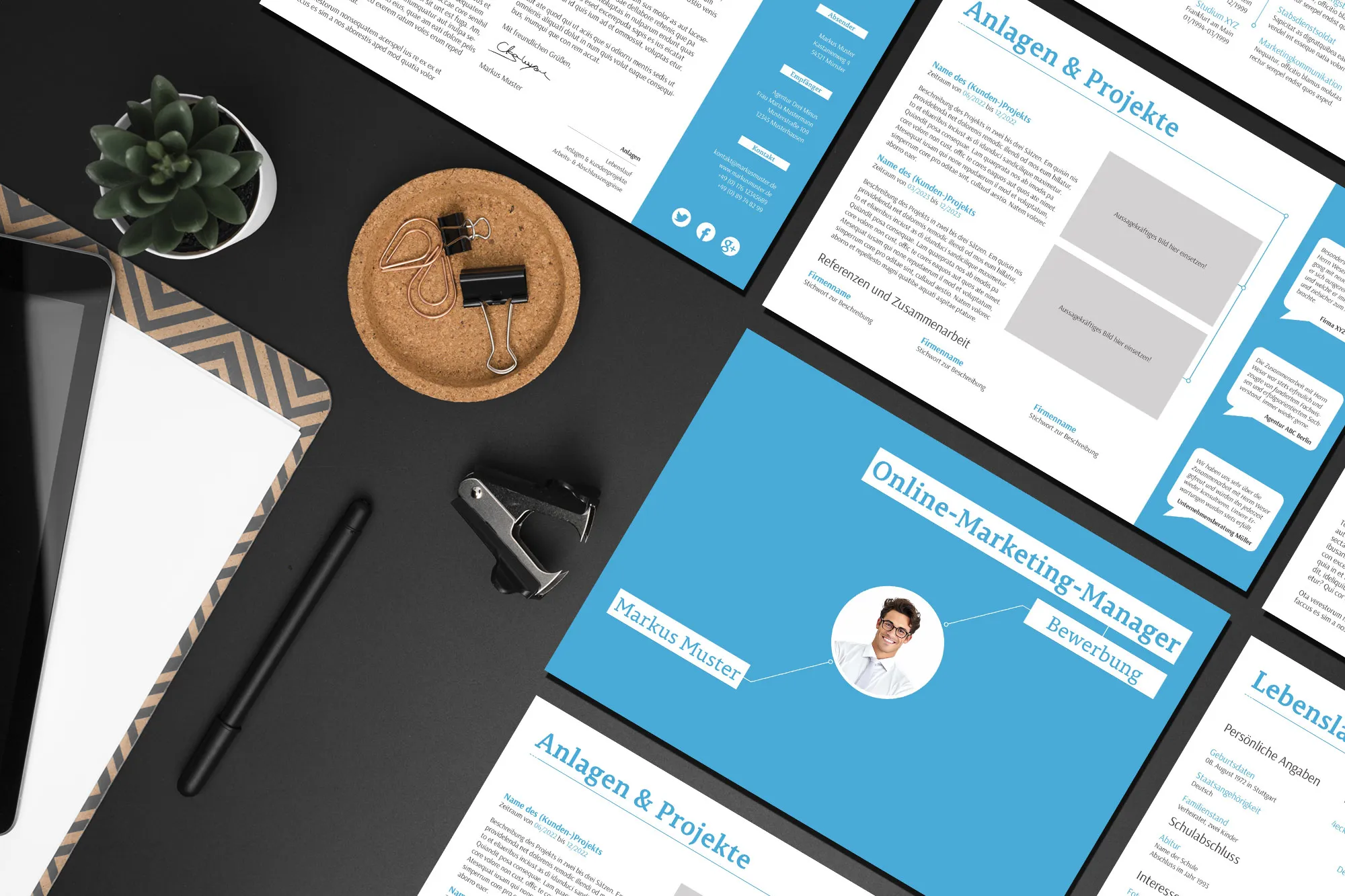 Application as an application technician: Download cover letter and CV template