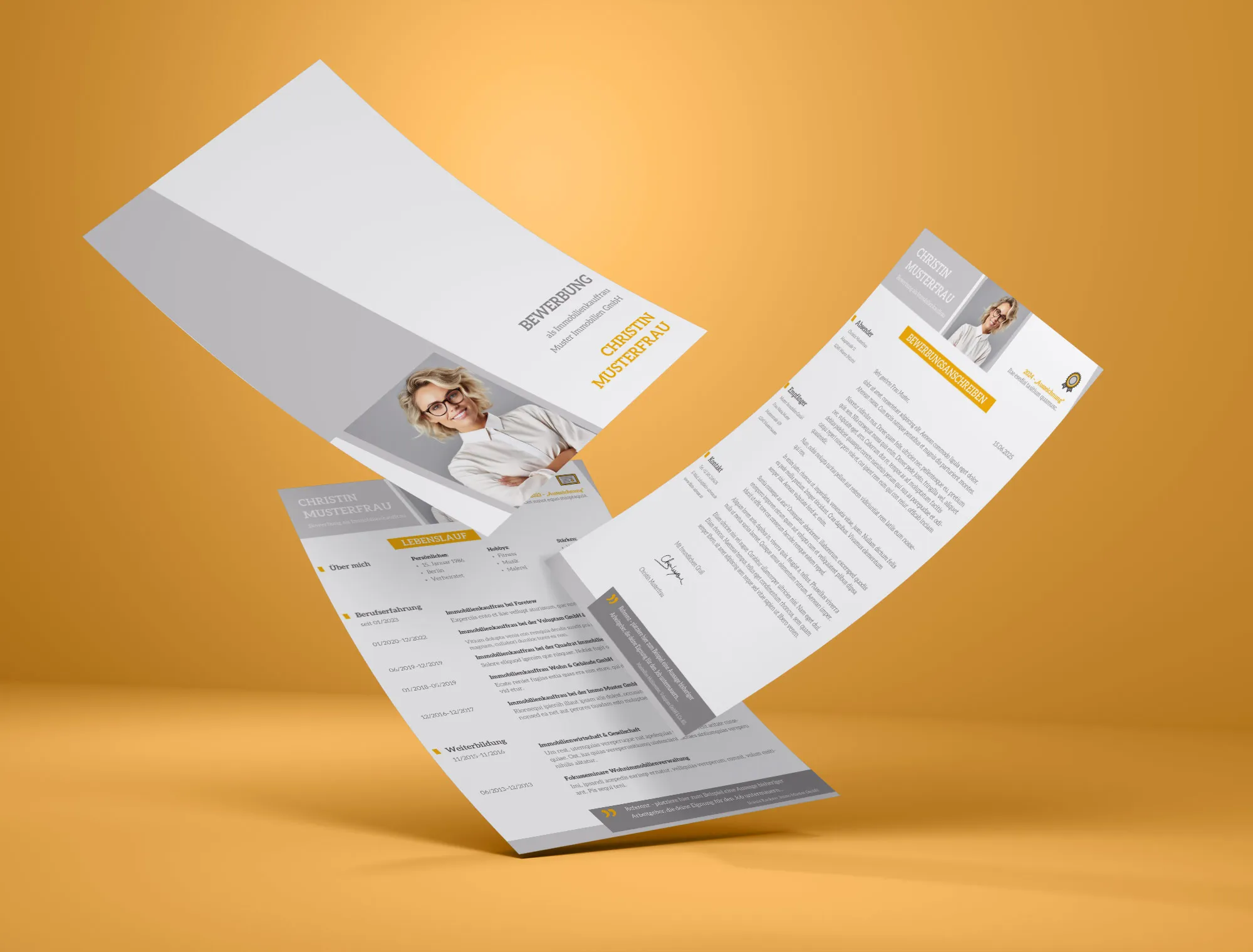 Application as an architect: Download cover letter and CV template