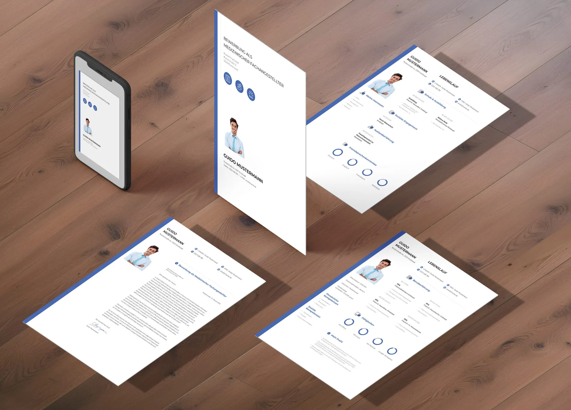 Application as assistant to the management: sample CV and cover letter