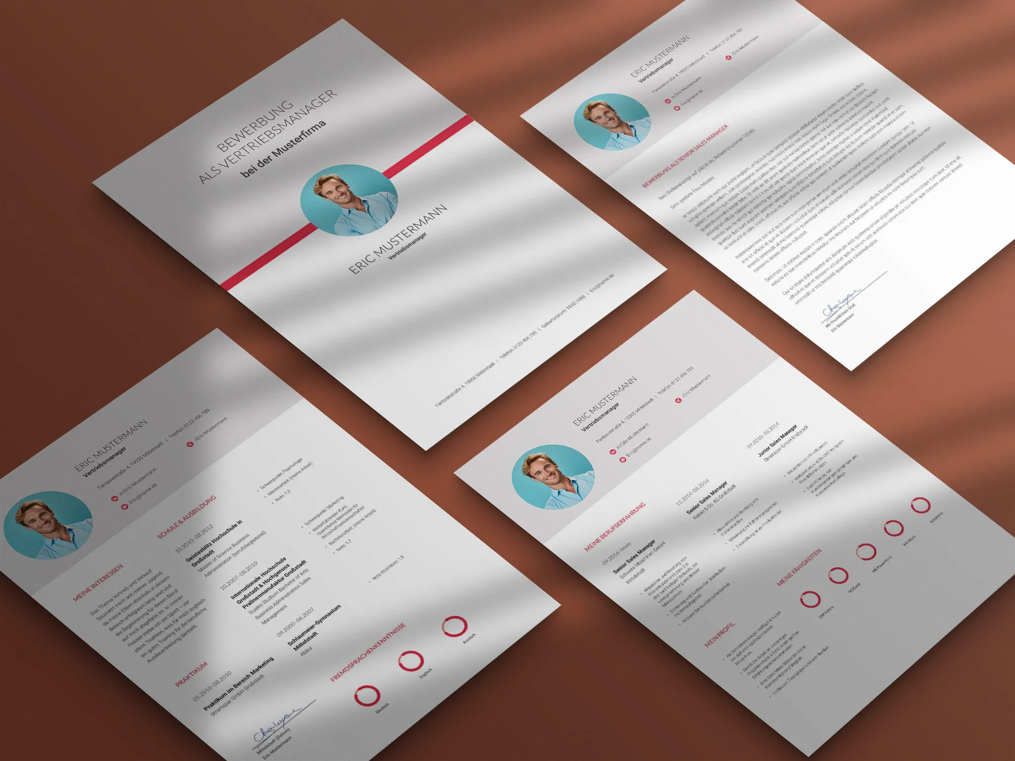 Application as assistant to the management: Download cover letter and CV template