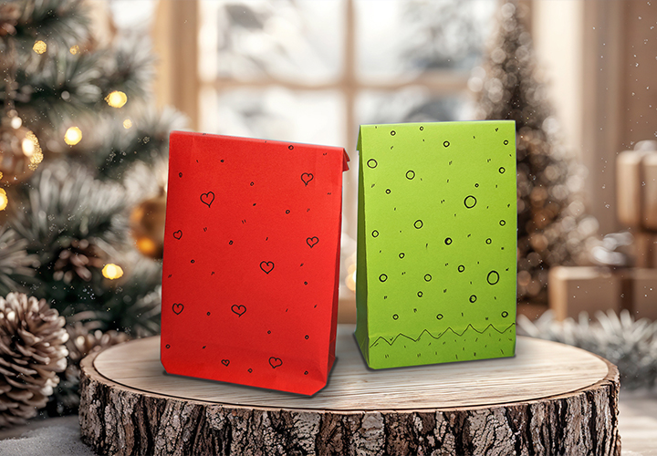 Zakken maken: Een eenvoudig knutselwerk met kinderen voor Kerstmis