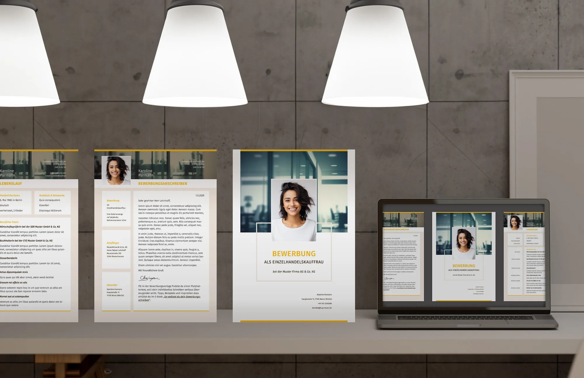 Application as a foreign trade assistant: cover letter and CV template