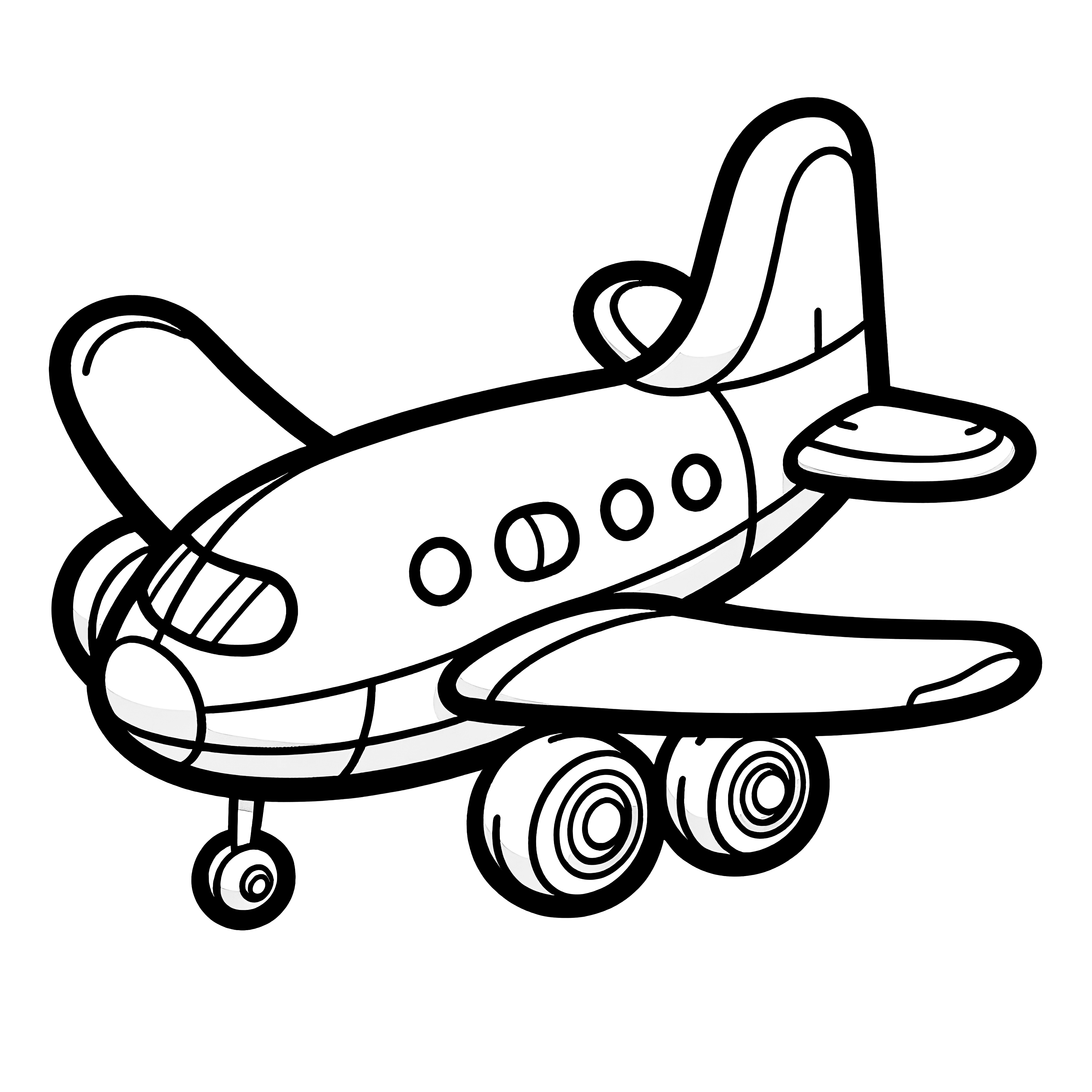 おもちゃの飛行機のぬり絵: 無料ダウンロード