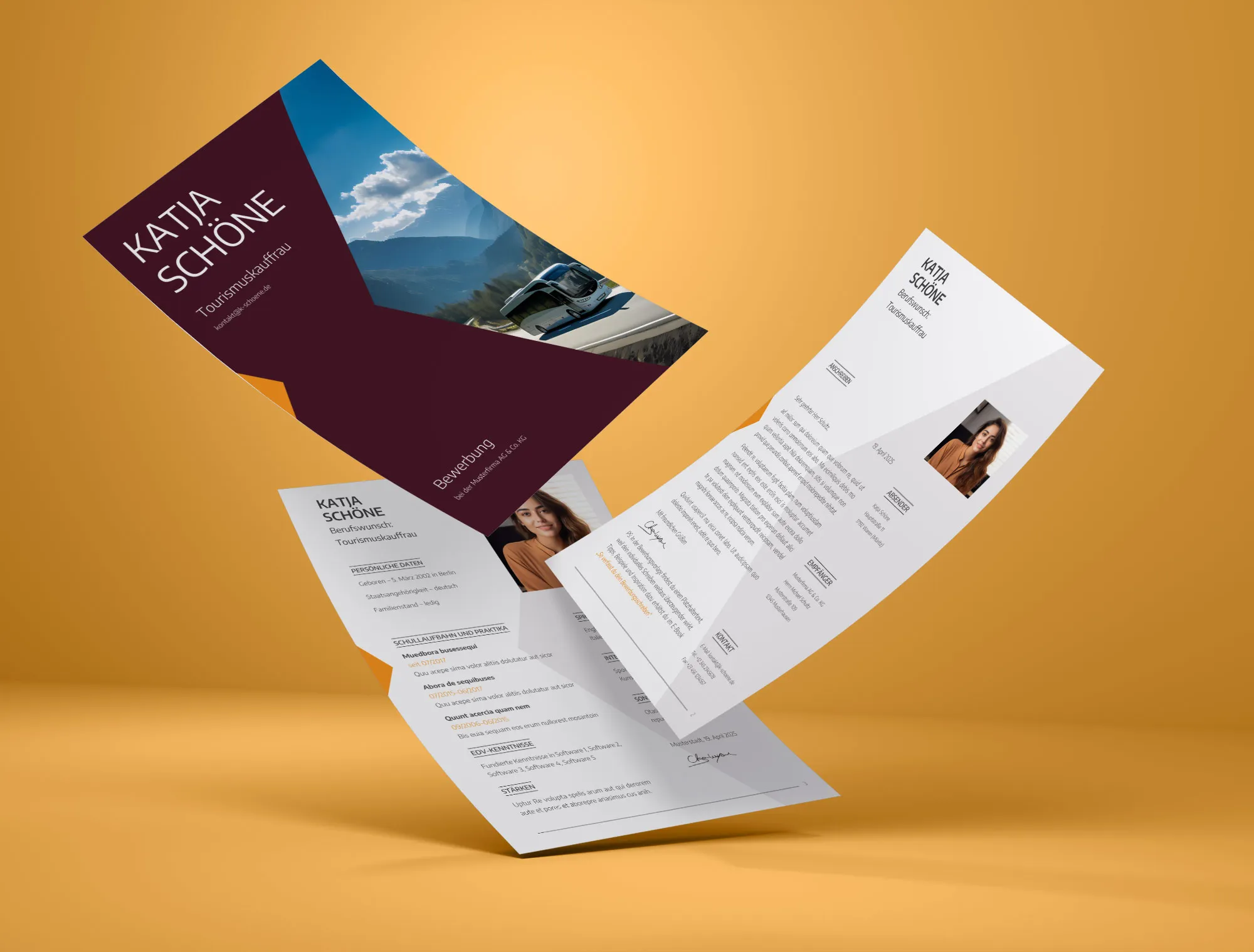 Solicitud como panadero: Plantilla de carta de presentación y currículum para descargar.