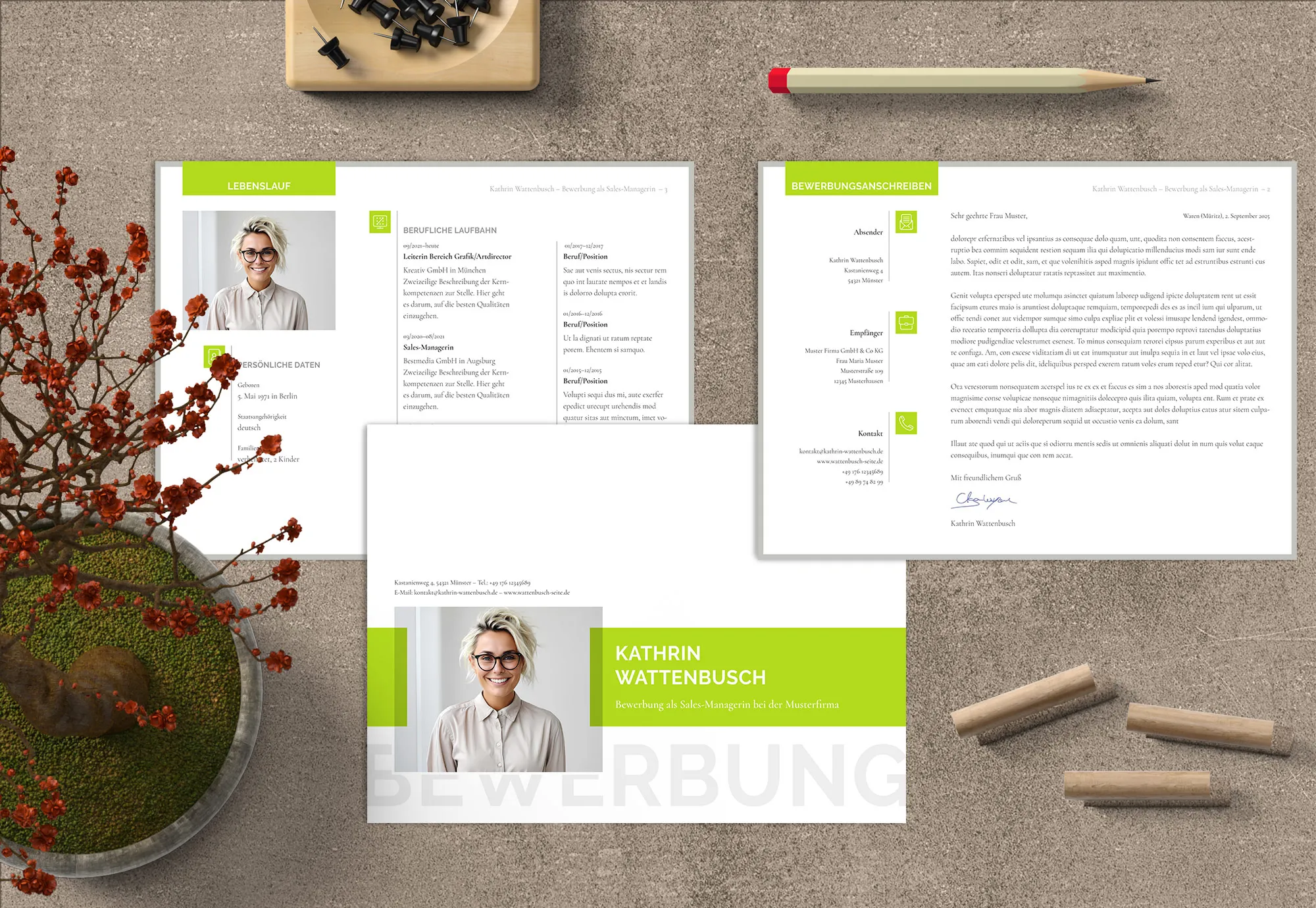 Application as a bakery sales assistant: cover letter and CV template