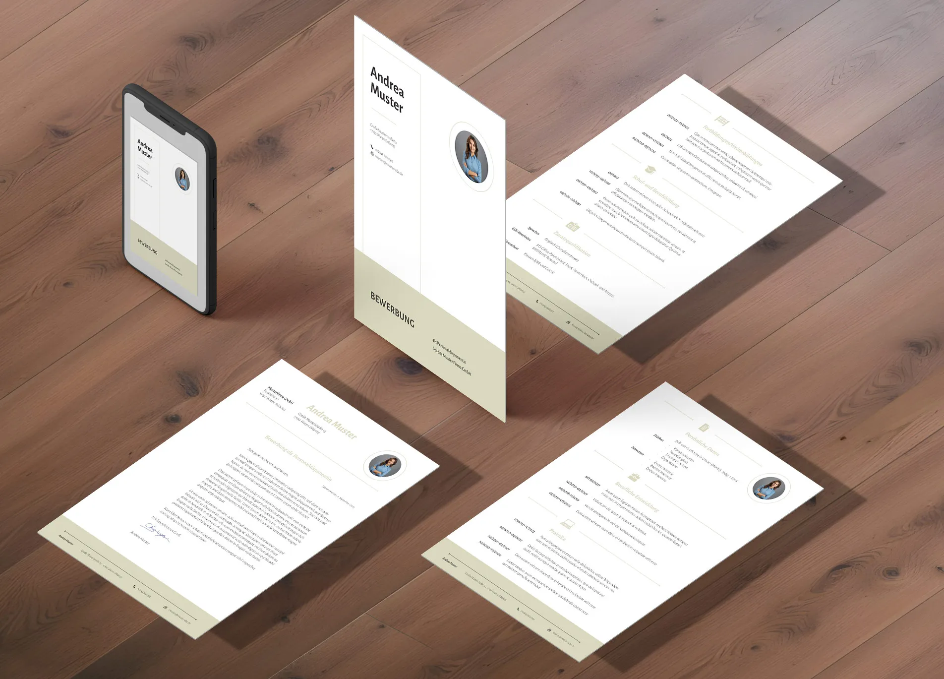 Application as a building designer: cover letter and CV template