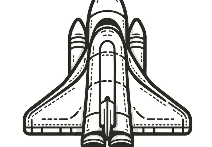 Space Shuttle: Omalovánka ke stažení (Zdarma)