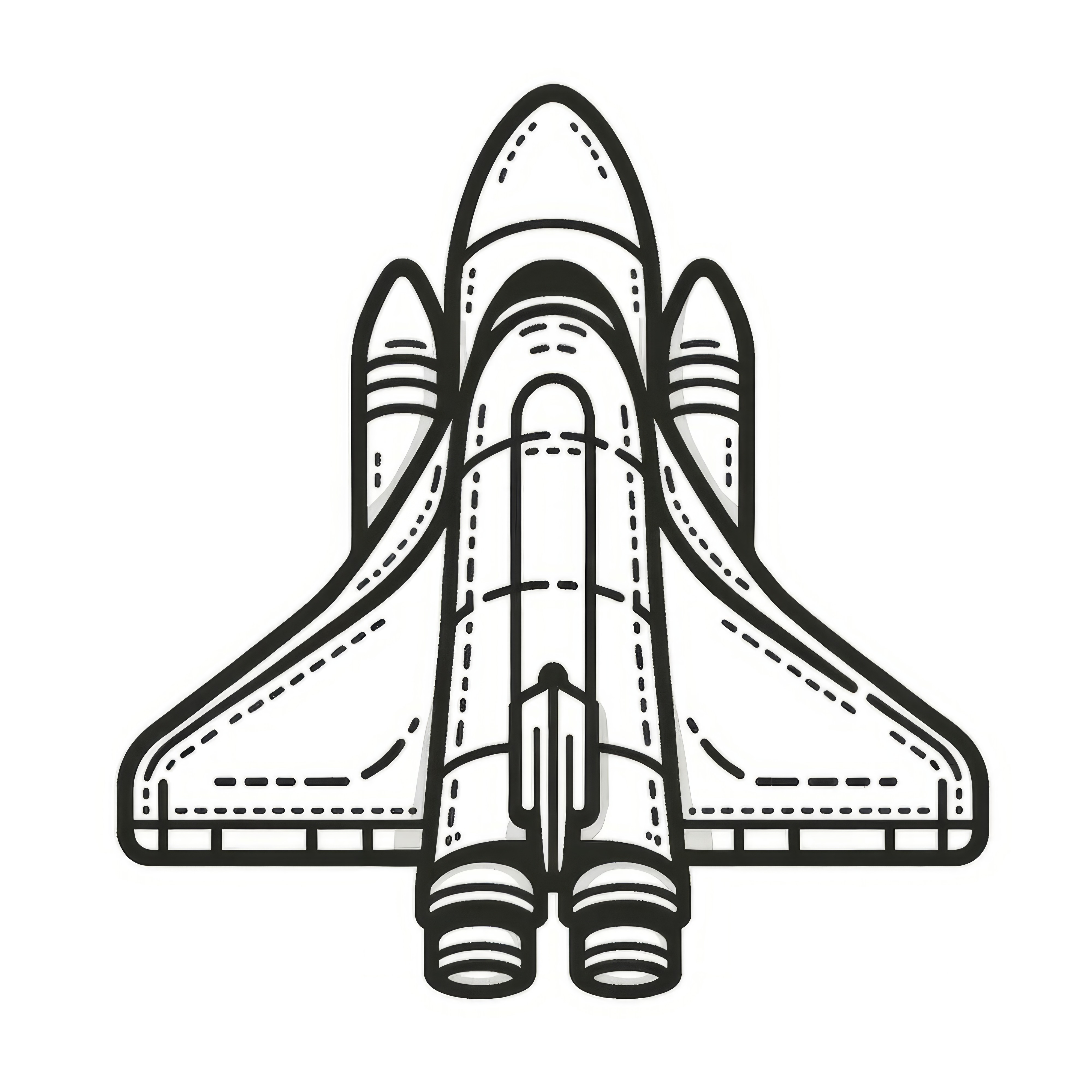 Space Shuttle: Omalovánka ke stažení (Zdarma)