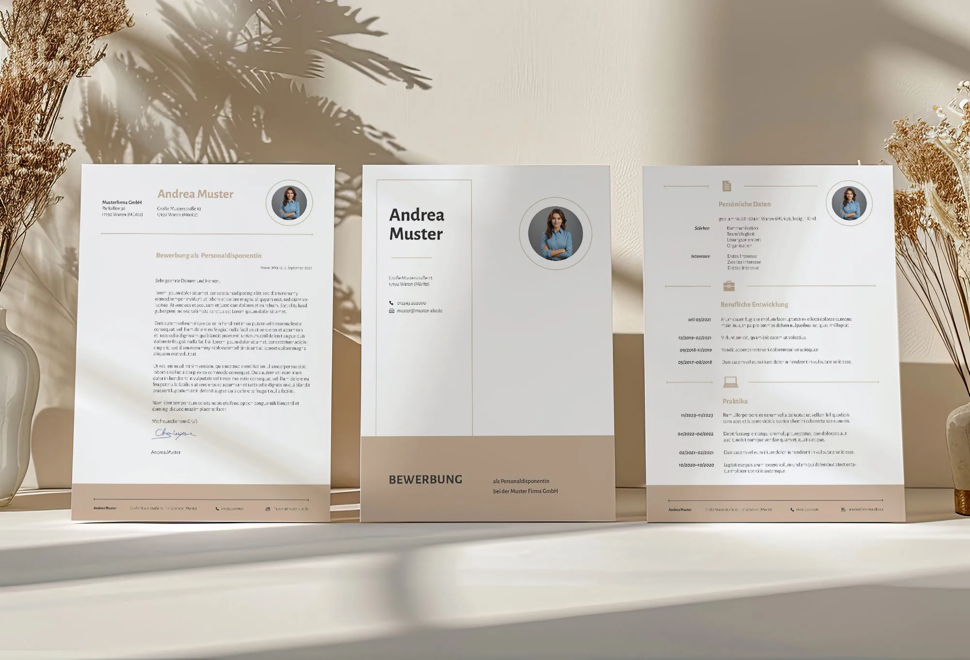 Application as a building materials inspector: cover letter and CV template