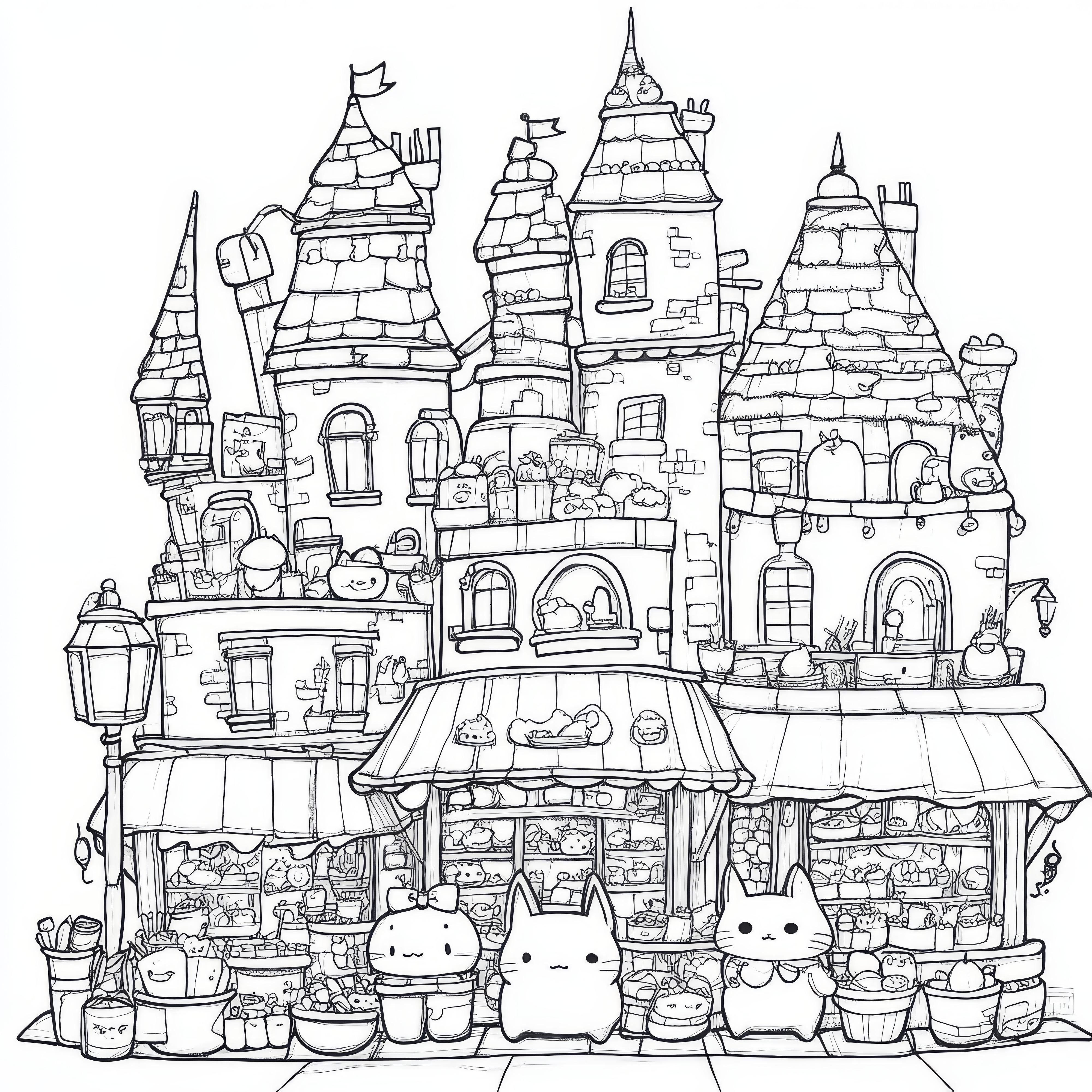 Fantastic Castle: Hidden Picture Coloring Book (Free)