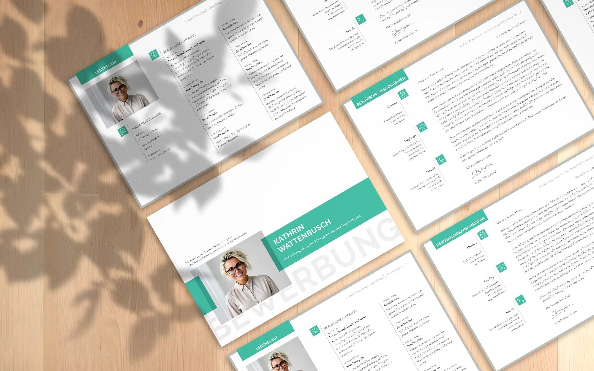 Application as a construction supervisor: cover letter and CV template