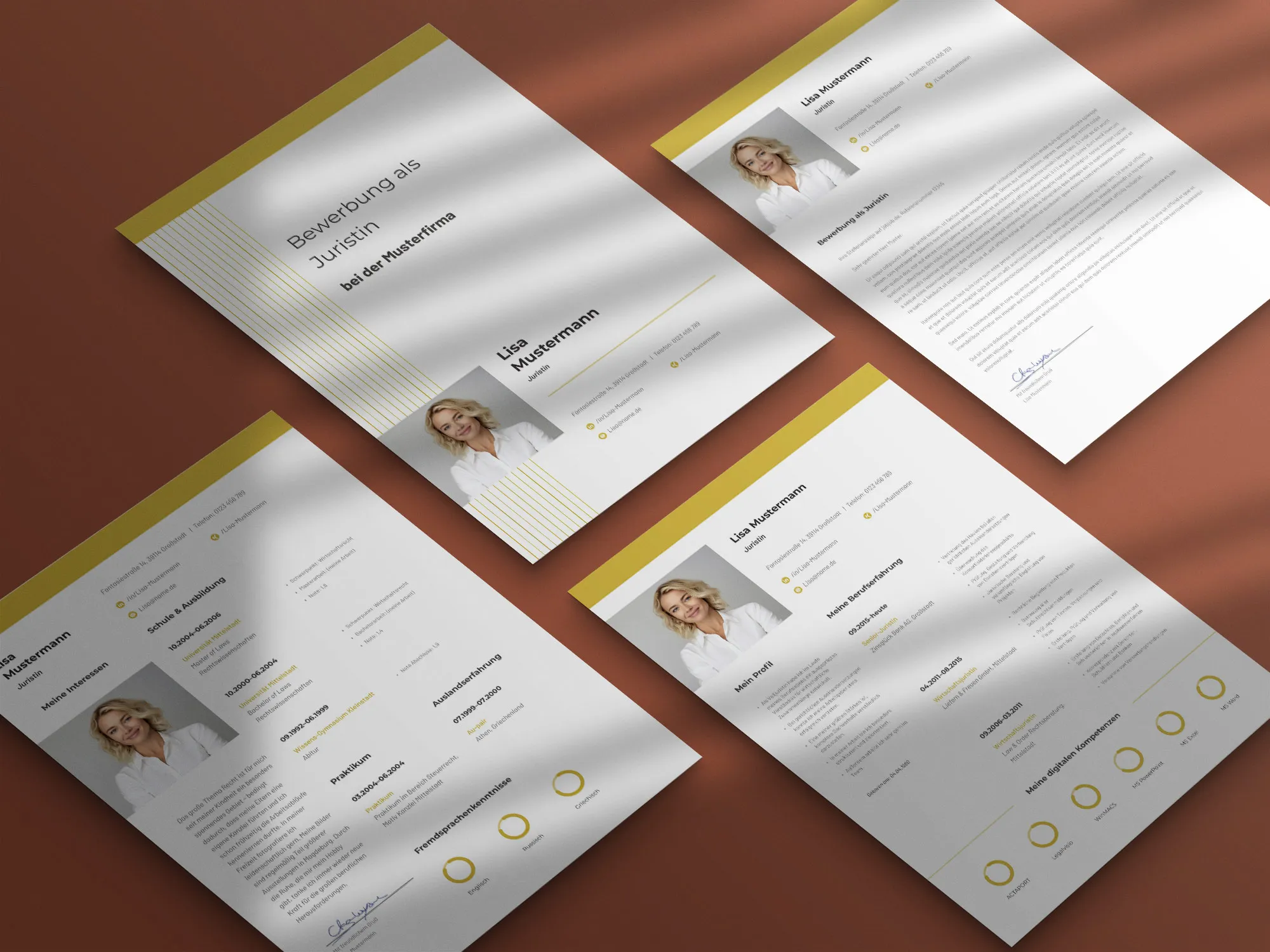 Application as a draftsman: Sample CV and cover letter