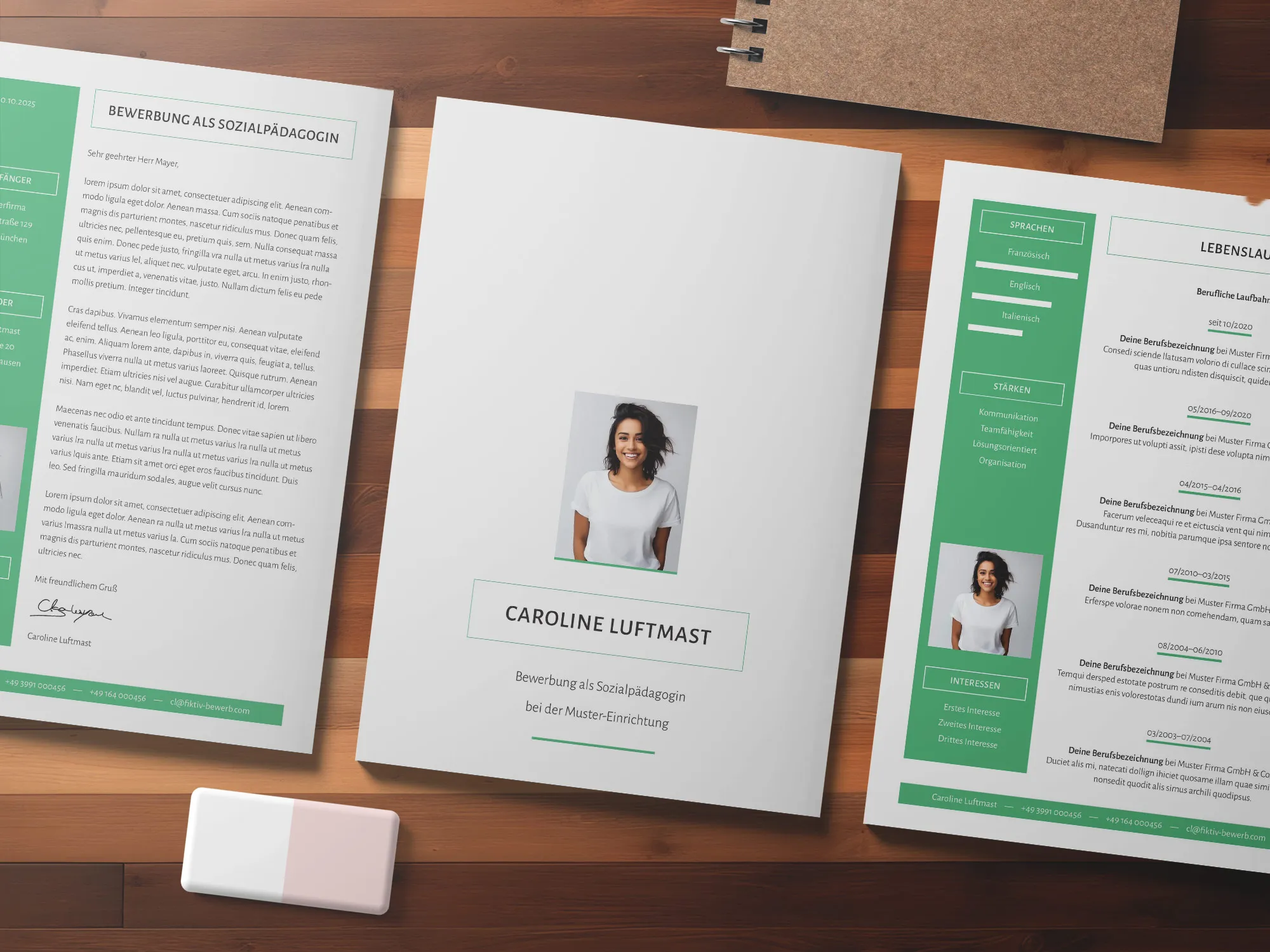 Application as a professional driver: template for cover letter and CV