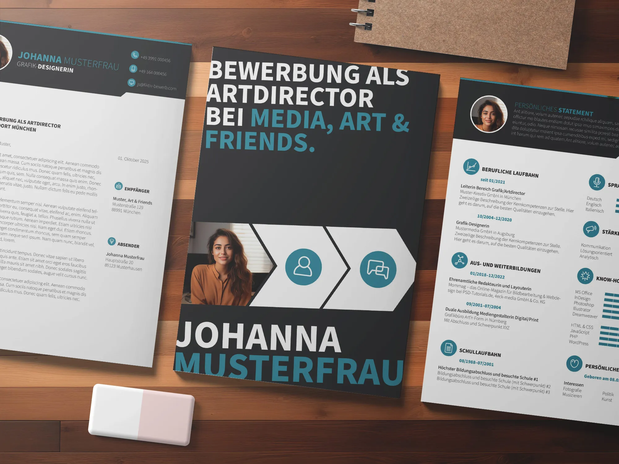 Application as a biologist: Download cover letter and CV template