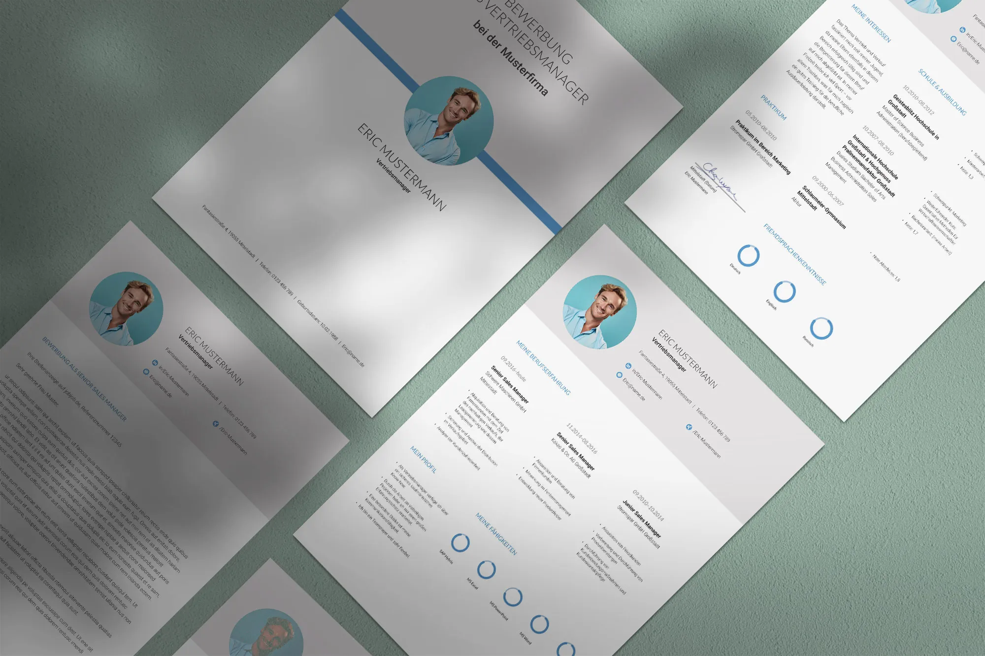Application as a chemist: cover letter and CV template to download