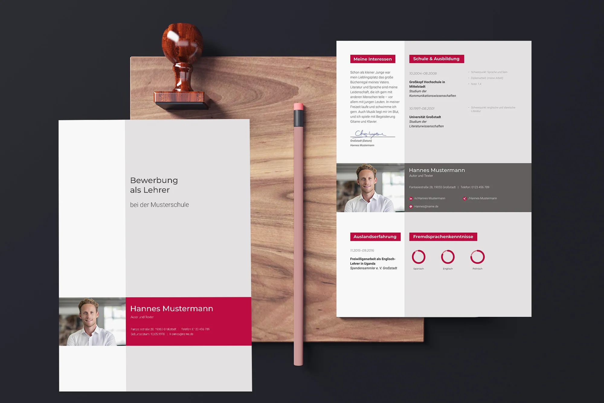 Application as Communication Manager: Download cover letter and CV template