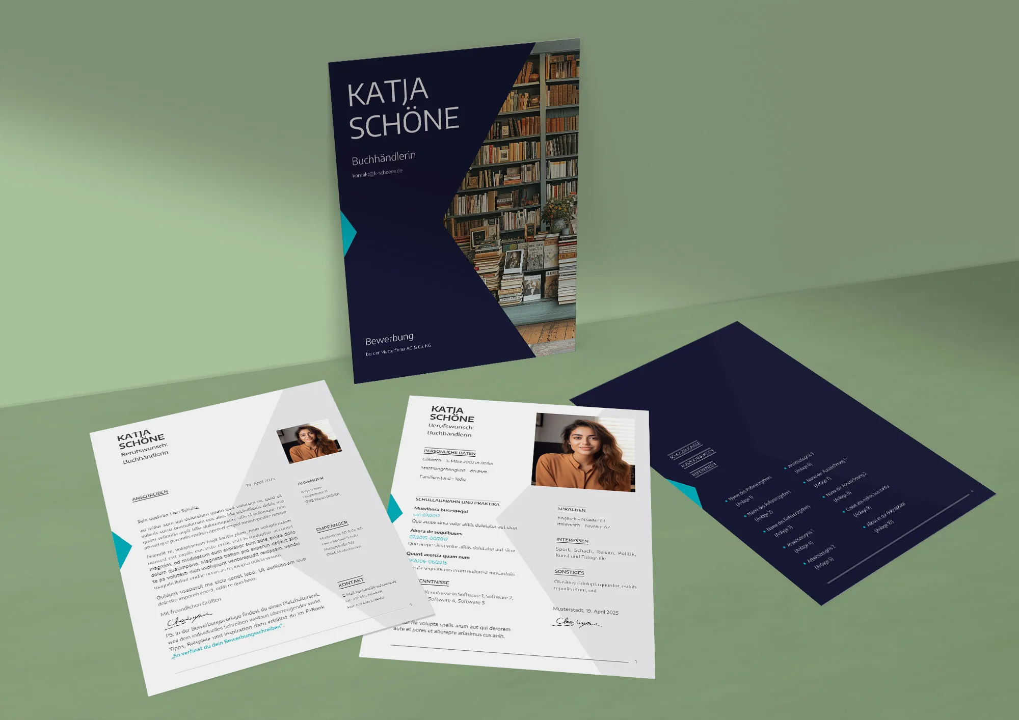 Solicitud para creador de contenido: Plantilla para carta de presentación y currículum