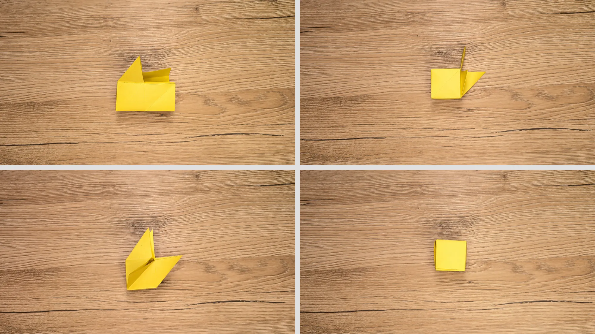 Origami Gong-gi täring: Samm 6