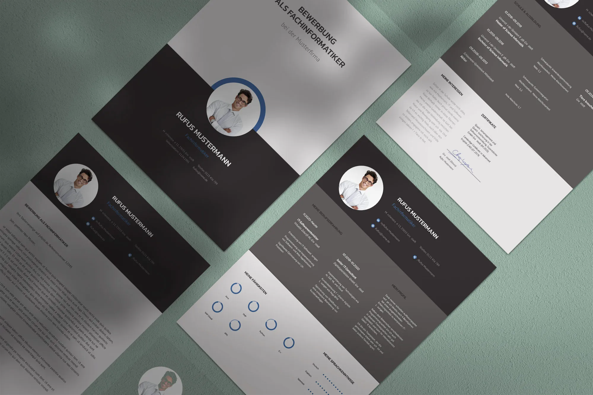 Application as a dispatcher: cover letter and CV template
