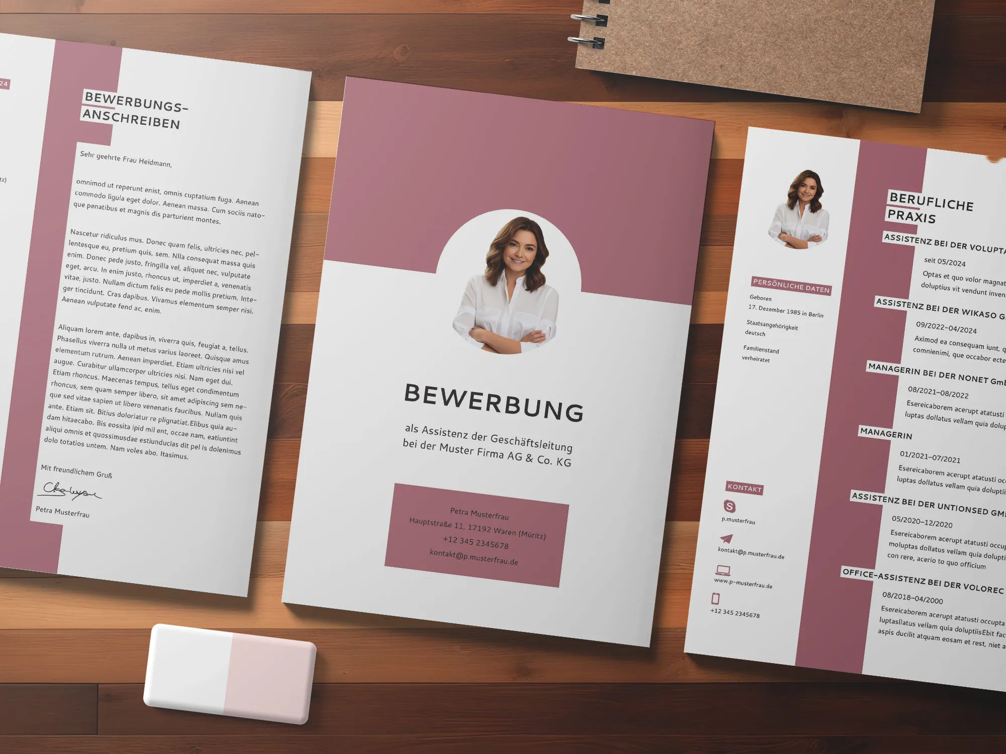 Application as E-Commerce Manager: Download cover letter and CV template