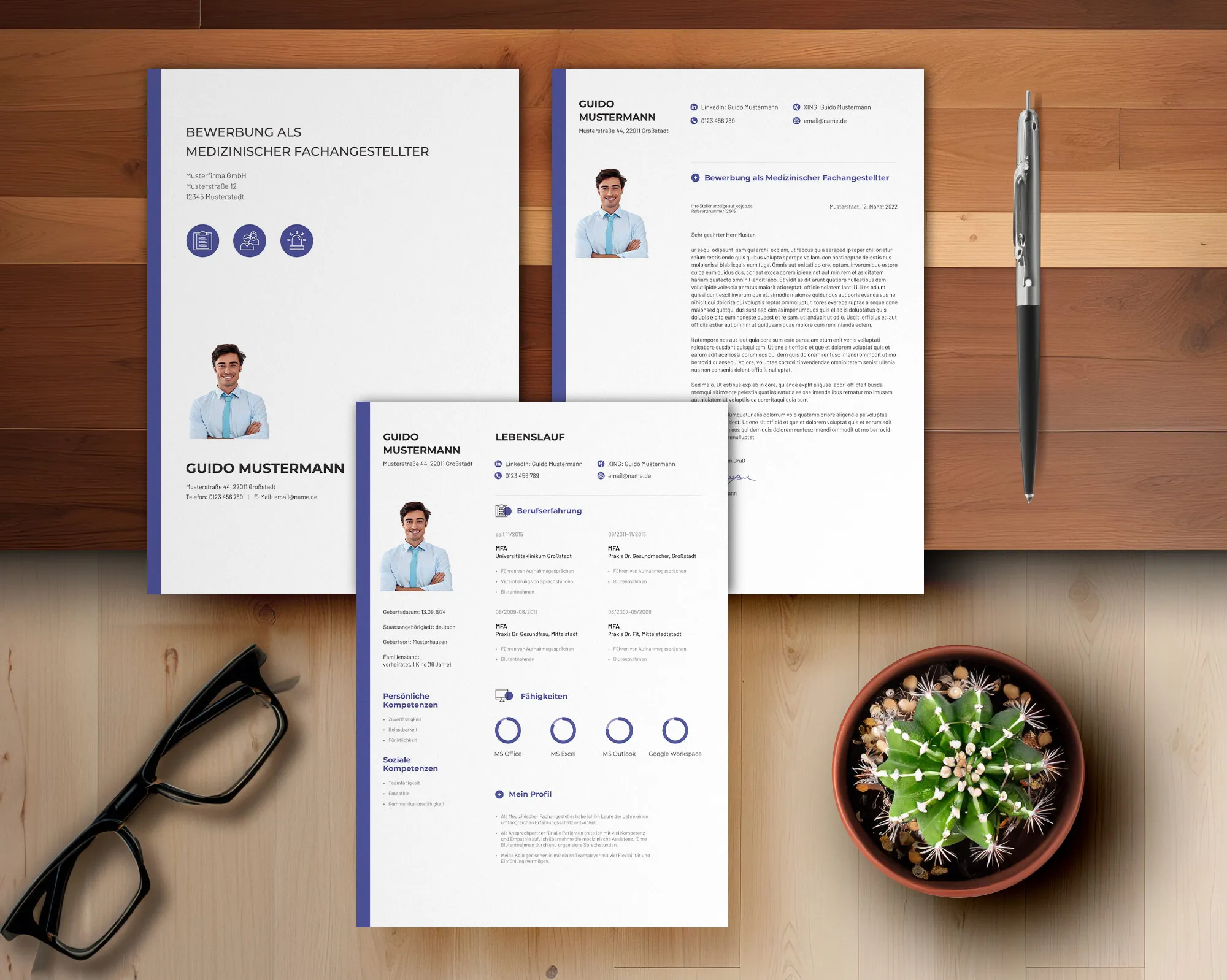 Application as e-commerce manager: cover letter and CV template