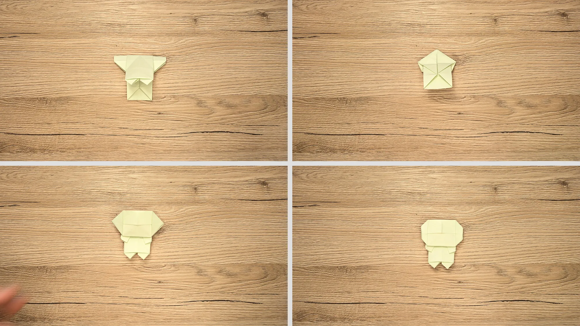 Origami guard from Squid Game: Step-by-step instructions with photos. The picture 5